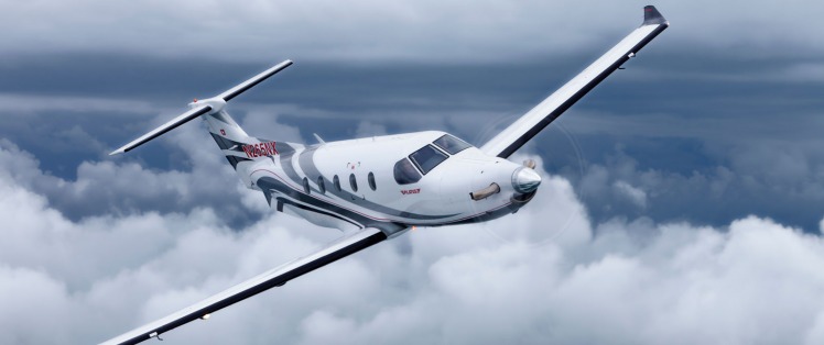 Flying Pilatus PC-12