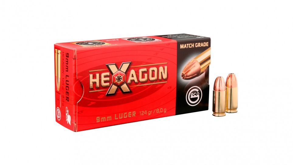 GECO PP 9mm Luger Hexagon SMALL