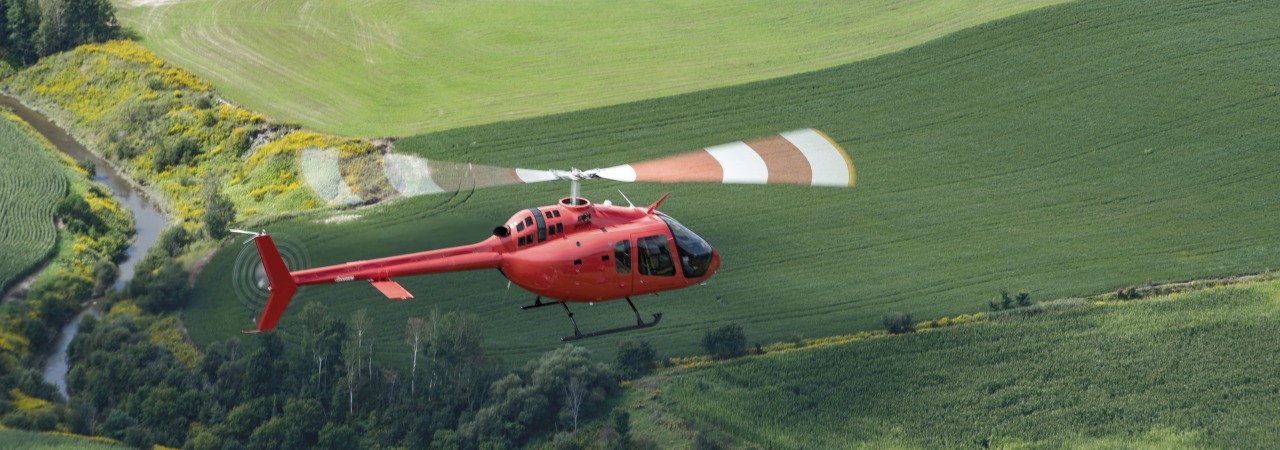 Bell Helicopters - Bell 505 JRX in flight
